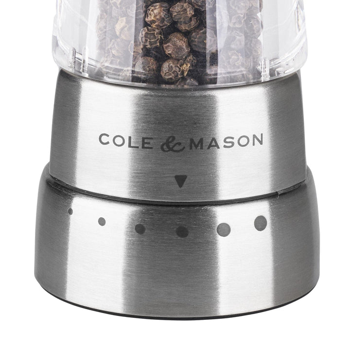 Derwent Salt & Pepper Mill Set, Stainless Steel