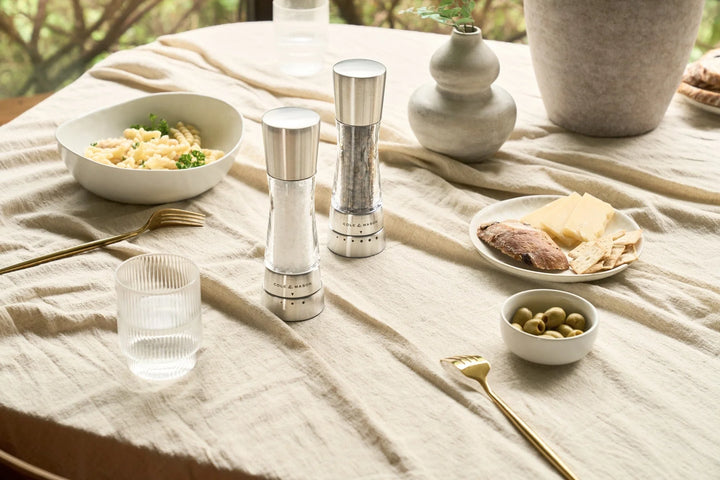 Derwent Salt & Pepper Mill Set, Stainless Steel