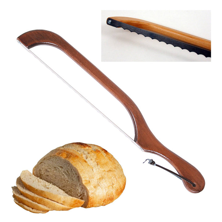 Bread & Bagel Slicer - Walnut Finish