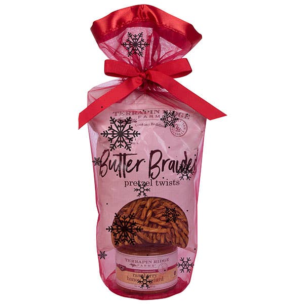 Holiday Grab n Go Giftset w/Raspberry Honey Must Pretzel Dip