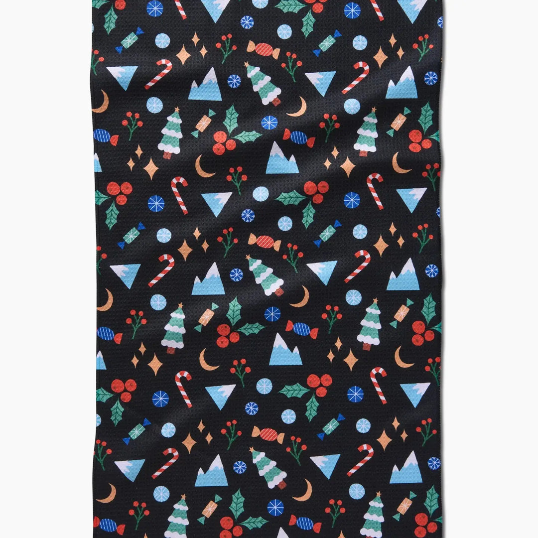Festive Christmas Kitchen Tea Towel