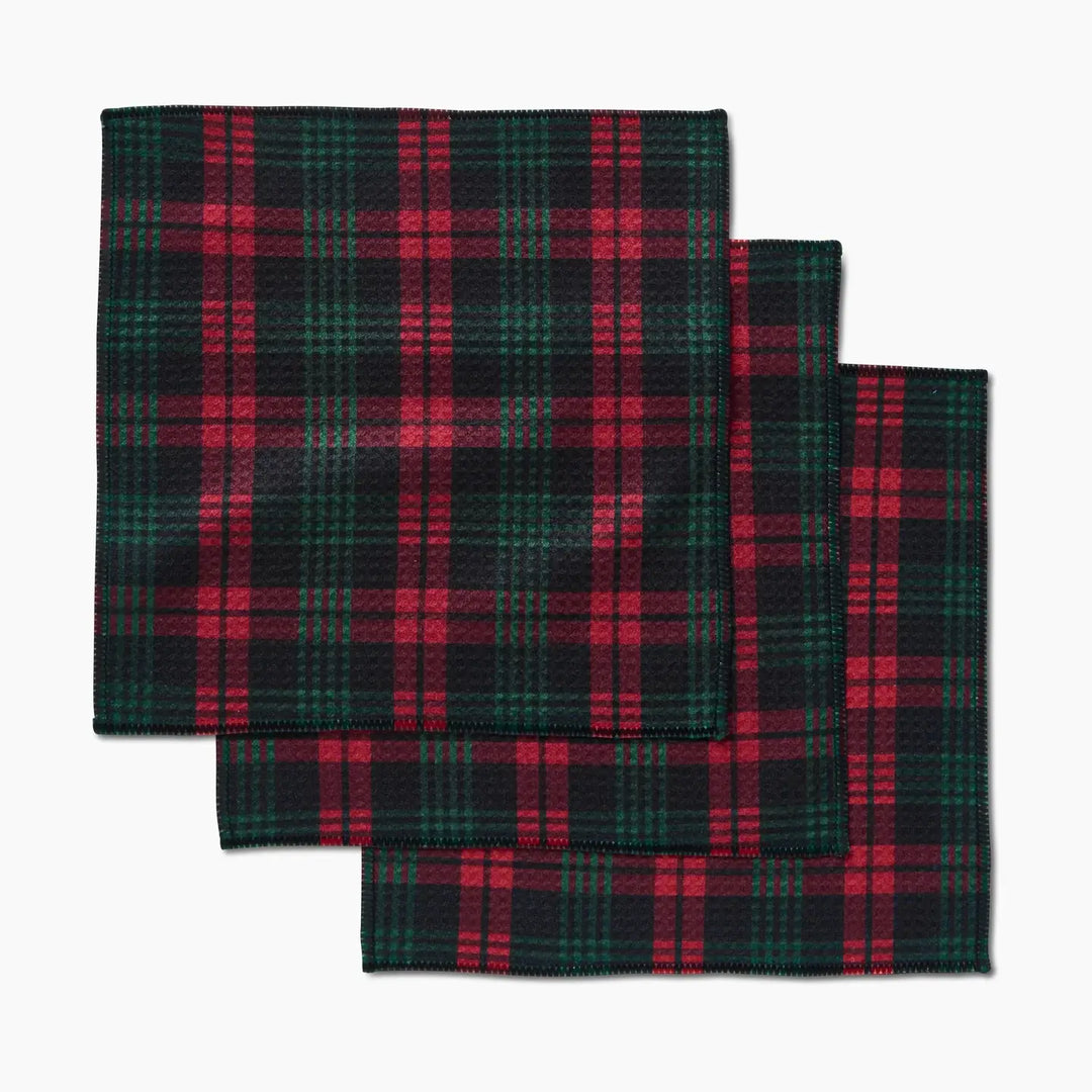 Very Merry Plaid - Dishcloth Set of 3