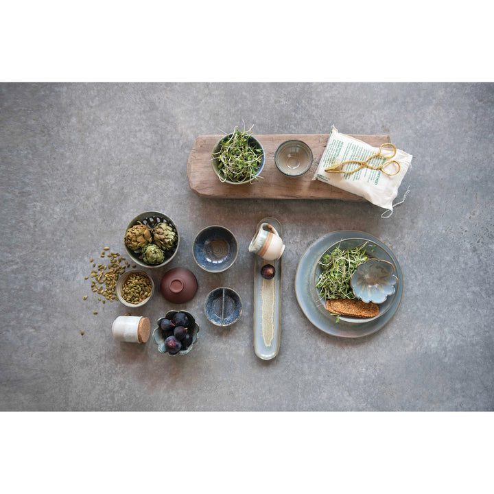 Stoneware Berry Bowl with Glaze