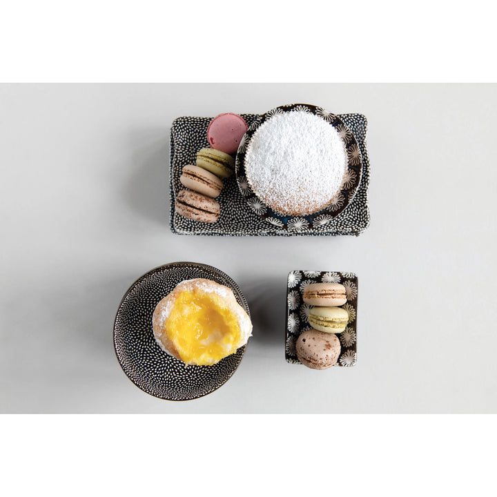Dark Blue Stoneware Platters