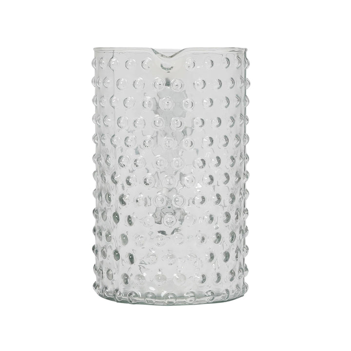 Glass Hobnail Pitcher