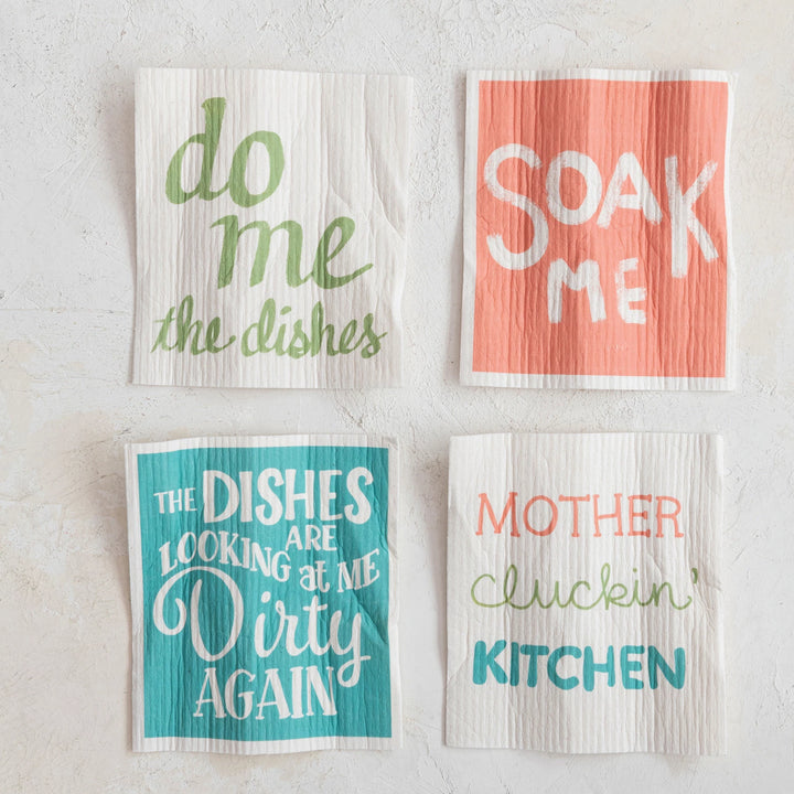 Dishcloth with Saying