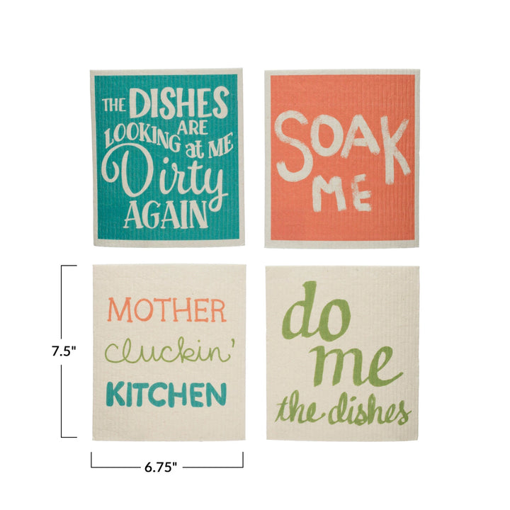 Dishcloth with Saying