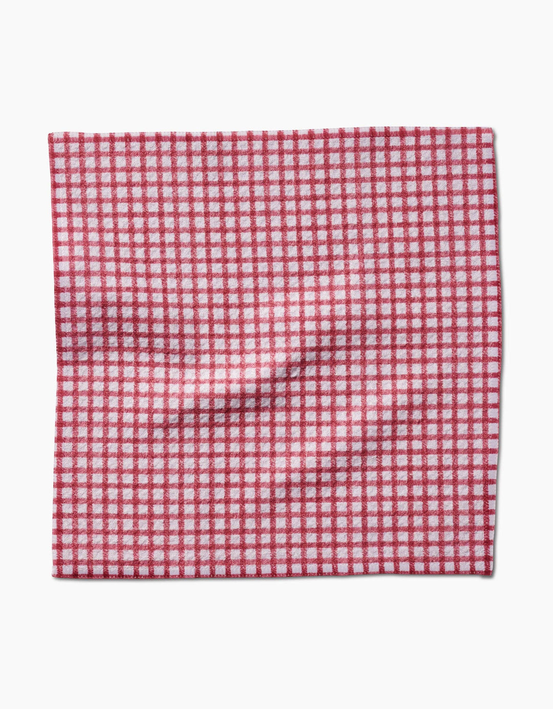 Fireside Plaid Red Dishcloth Set of 3