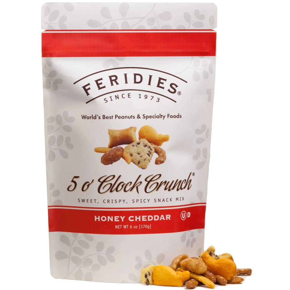 Honey Cheddar 5 O'Clock Crunch, 6oz Pouch
