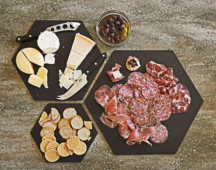 Epicurean Hexagon Slate Serving Boards