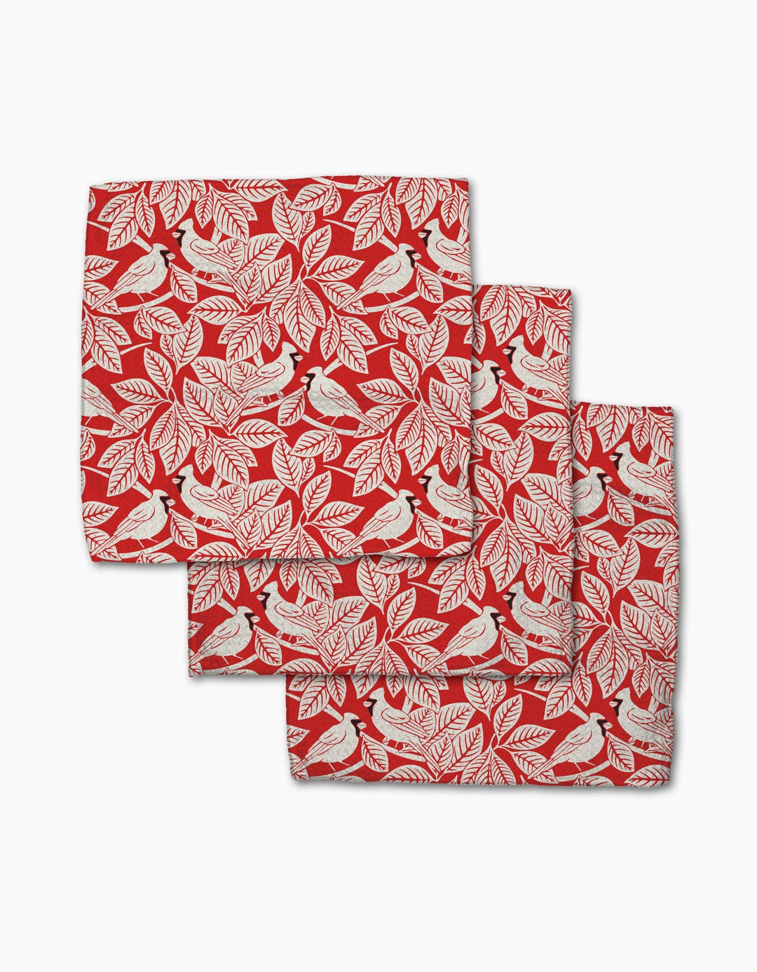 Cardinal Canopy Dishcloth Set of 3