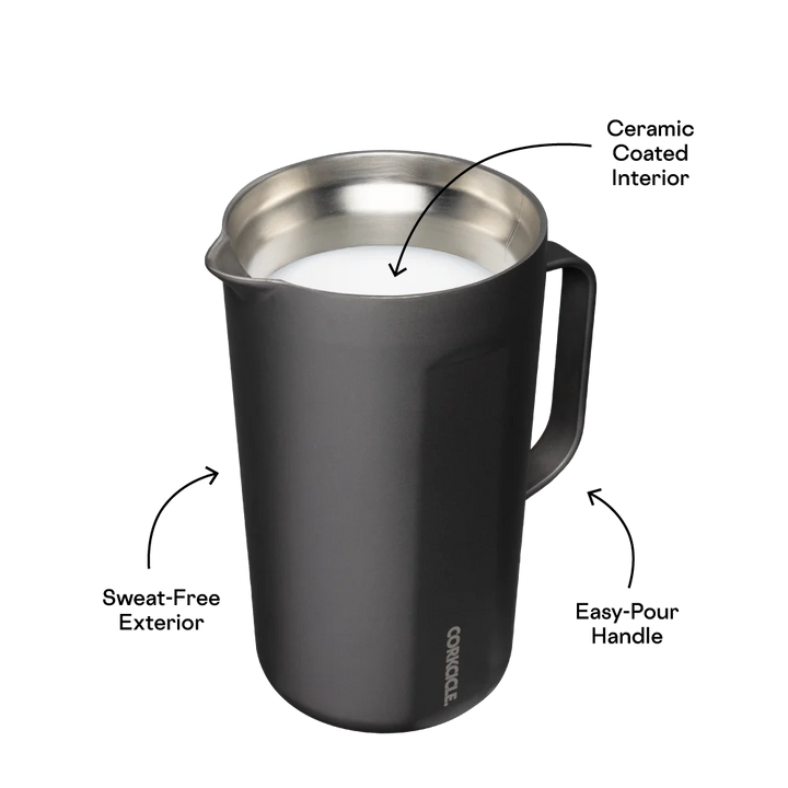 Corkcicle Pitcher - Ceramic Slate
