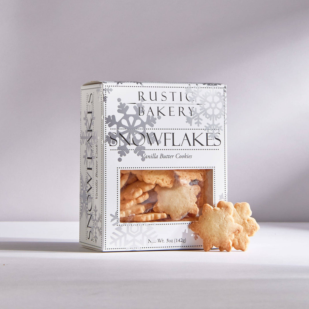 Vanilla Snowflake Christmas Cookies