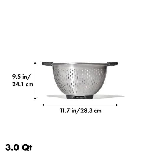 OXO Stainless Steel Colander (3.0 Qt)