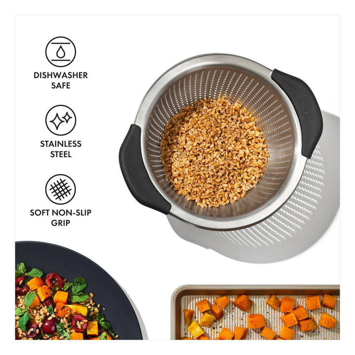 OXO Stainless Steel Colander (3.0 Qt)