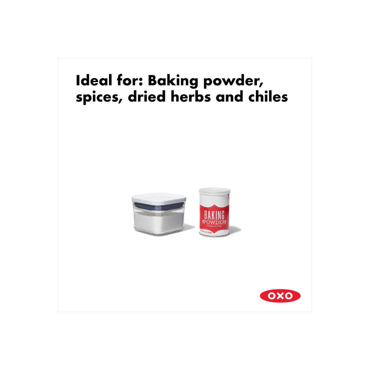 OXO POP Container - Small Square Mini (0.4 Qt.)