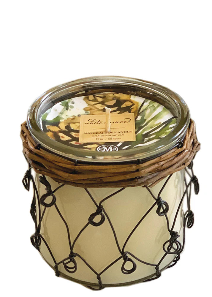 White Spruce Farmhouse Soy Candle 16 Oz.