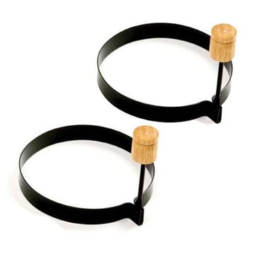 Round Egg/Pancake Rings, Set of 2