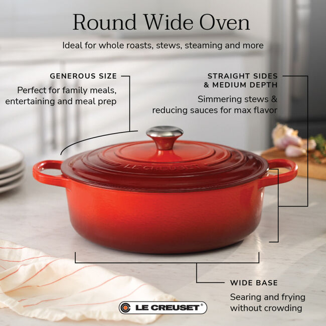 6.75qt Signature Round Wide Oven