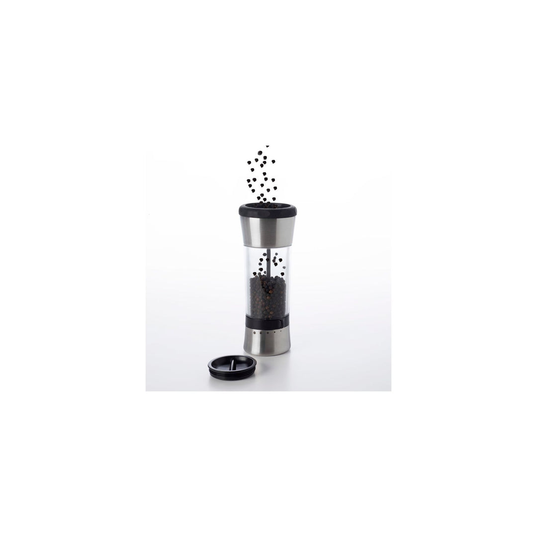 OXO Sleek Mess-Free Salt & Pepper Grinder Set