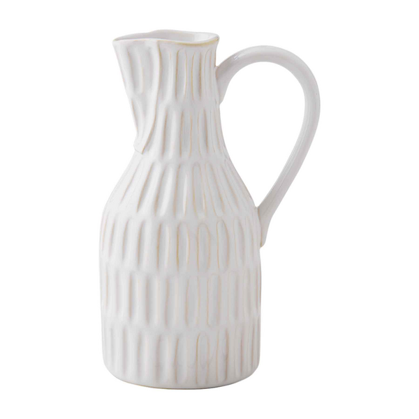 Textured Stoneware Pitchers