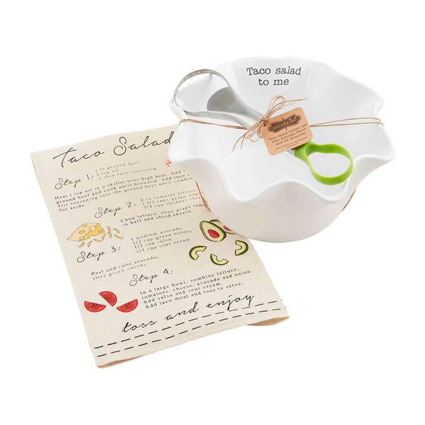 Taco Salad Recipe Set