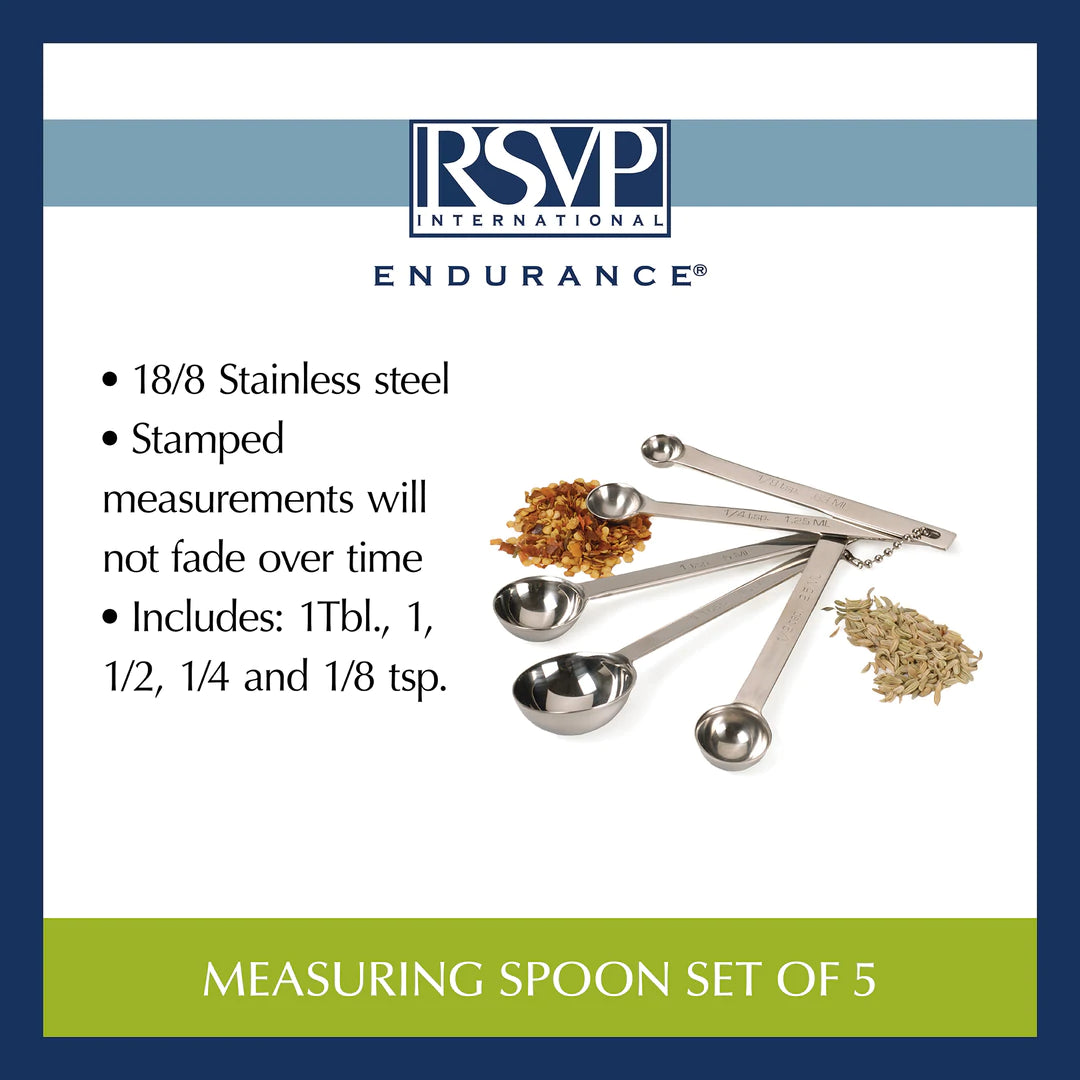 RSVP 5-Piece Measuring Spoon Set