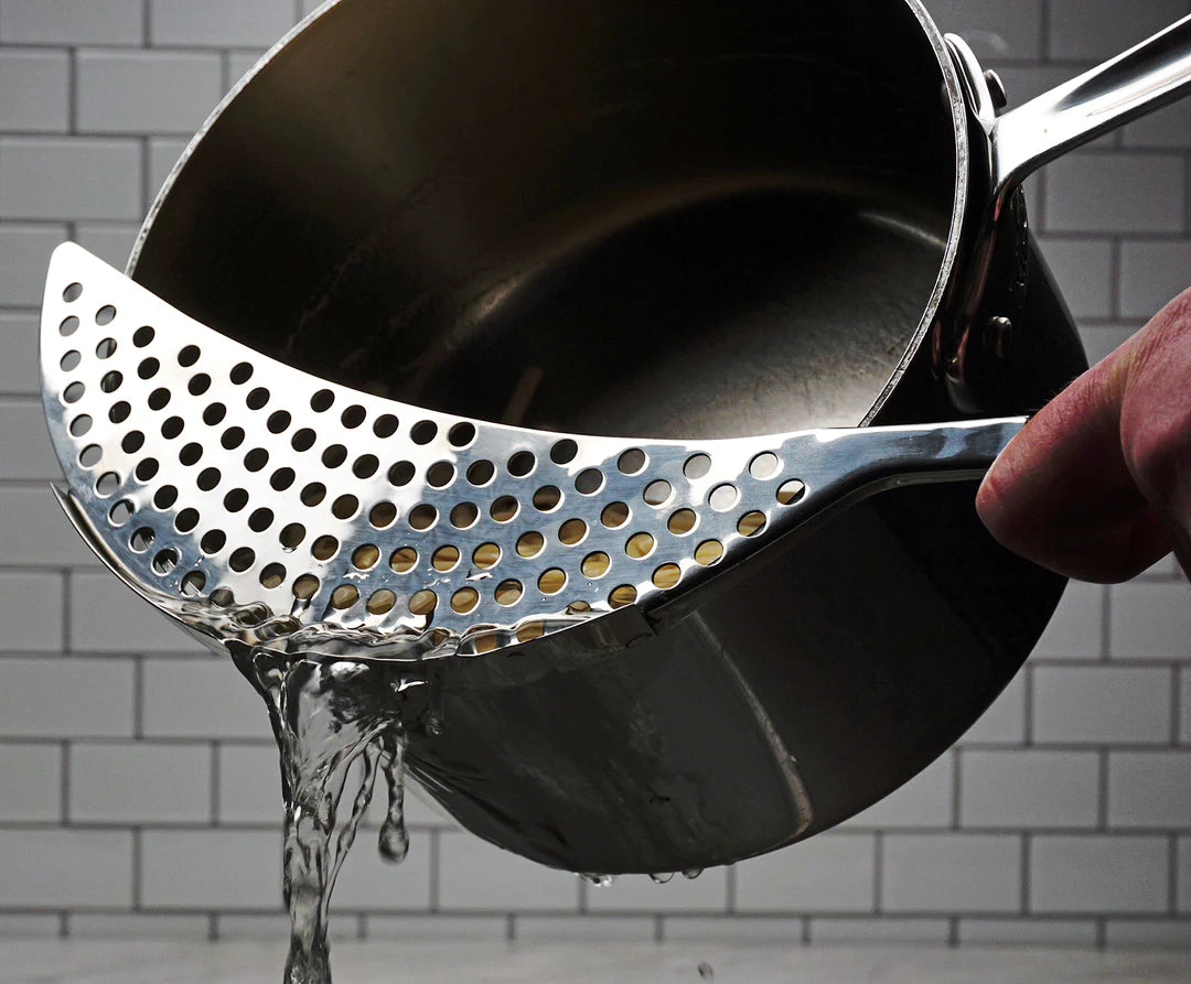 RSVP Pierced Crescent Pot Strainer