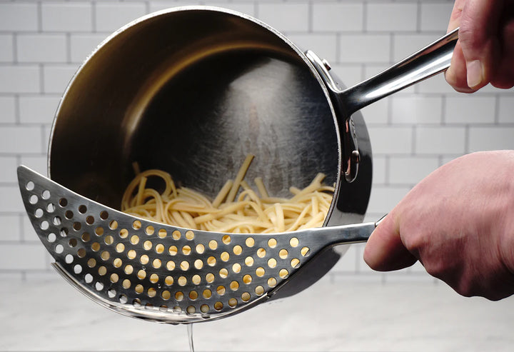 RSVP Pierced Crescent Pot Strainer