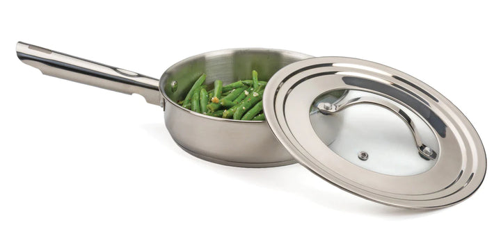RSVP Universal Lid - 5.5" to 9" with Glass