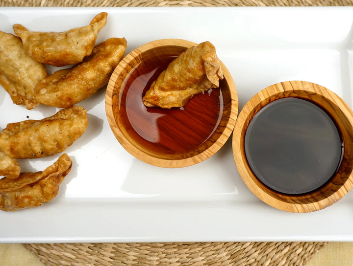 RSVP Olive Wood Dipping Bowl