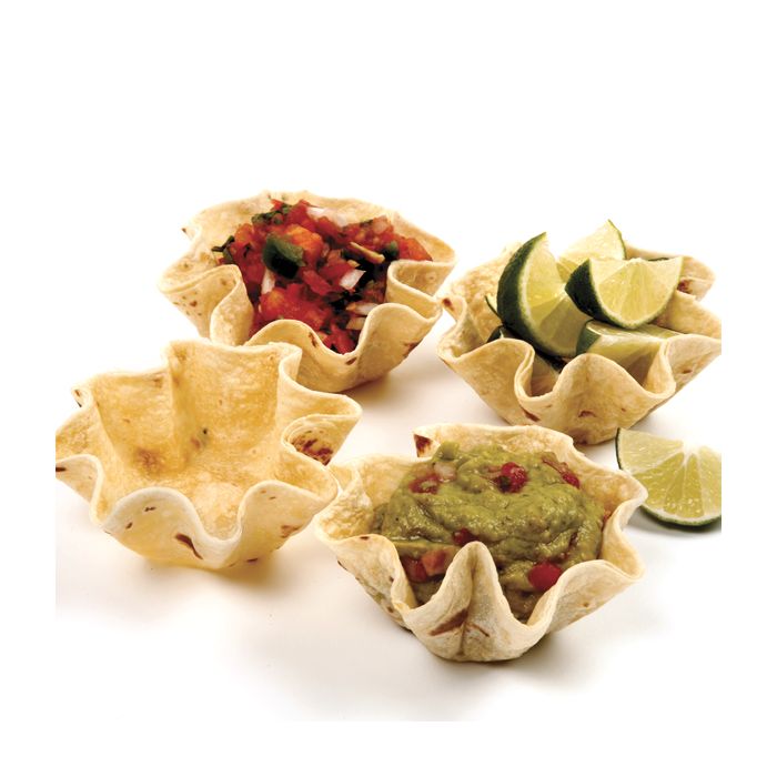 Norpro 4.5" N/S Petite Tortilla Bowl Bakers/Makers - Set of 4