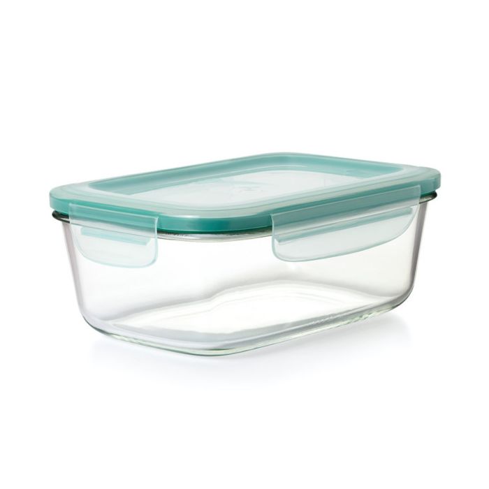 OXO Good Grips Smart Seal 4-Piece Square Glass Food Storage Set