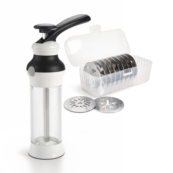 OXO Good Grips Cookie Press With Disk Storage Case