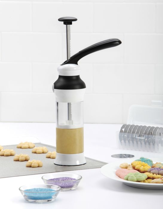 OXO Good Grips Cookie Press With Disk Storage Case