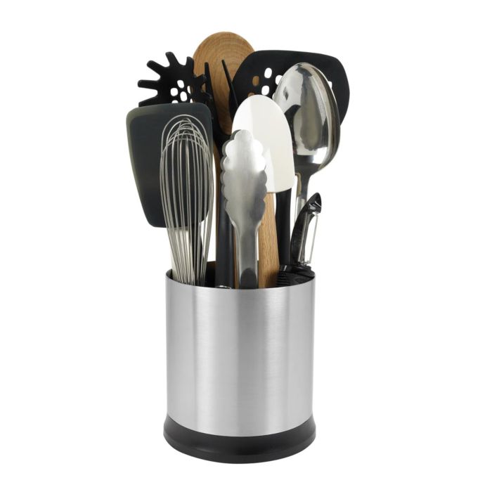 OXO Stainless Steel Rotating Utensil Holder