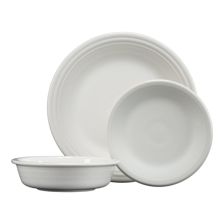 Fiestaware Classic Rim 3-Piece Place Setting
