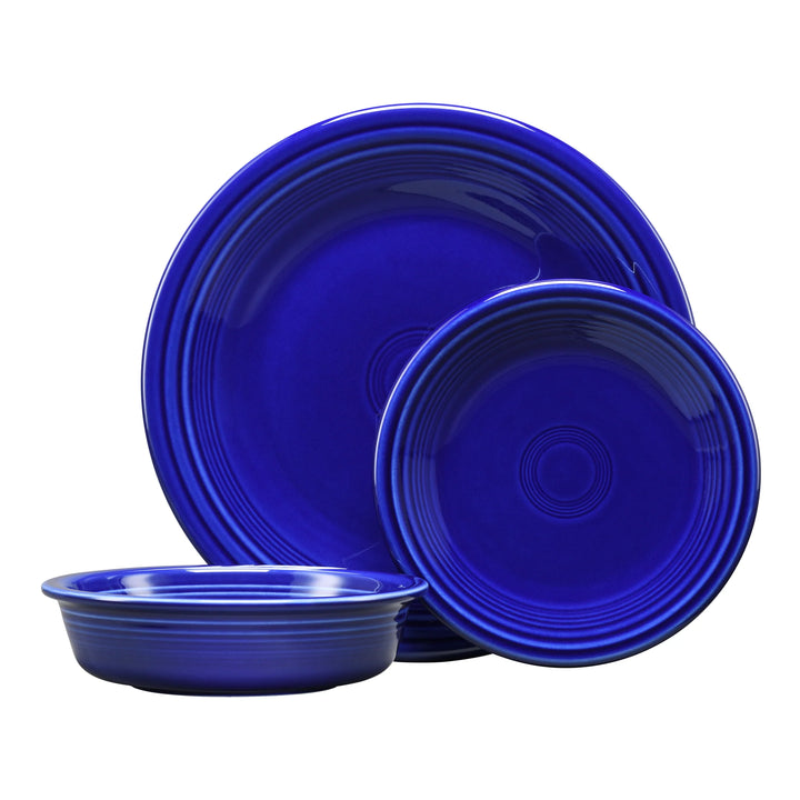 Fiestaware Classic Rim 3-Piece Place Setting