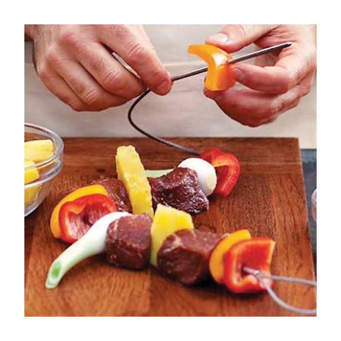 Norpro Stainless Steel Flexible Skewers Set of 4