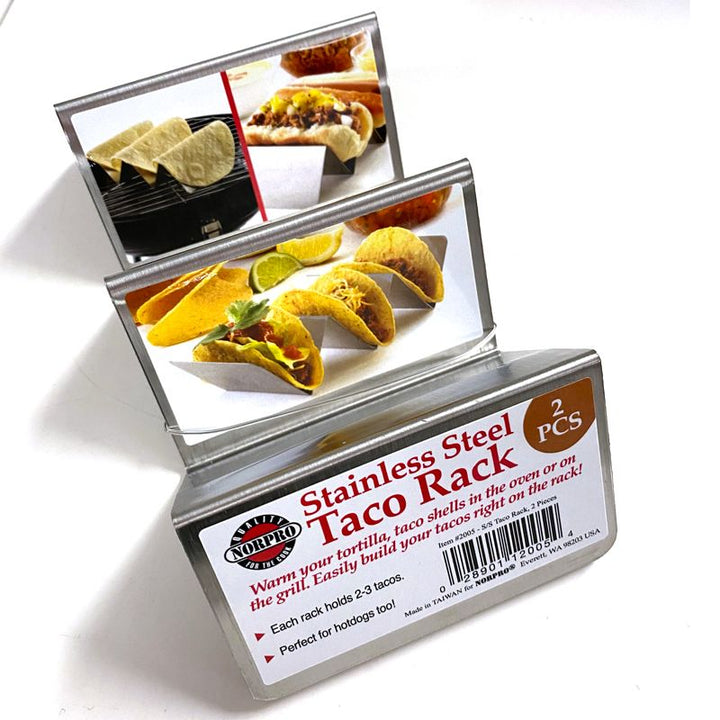 Norpro Stainless Steel Taco Rack (Set of 2)