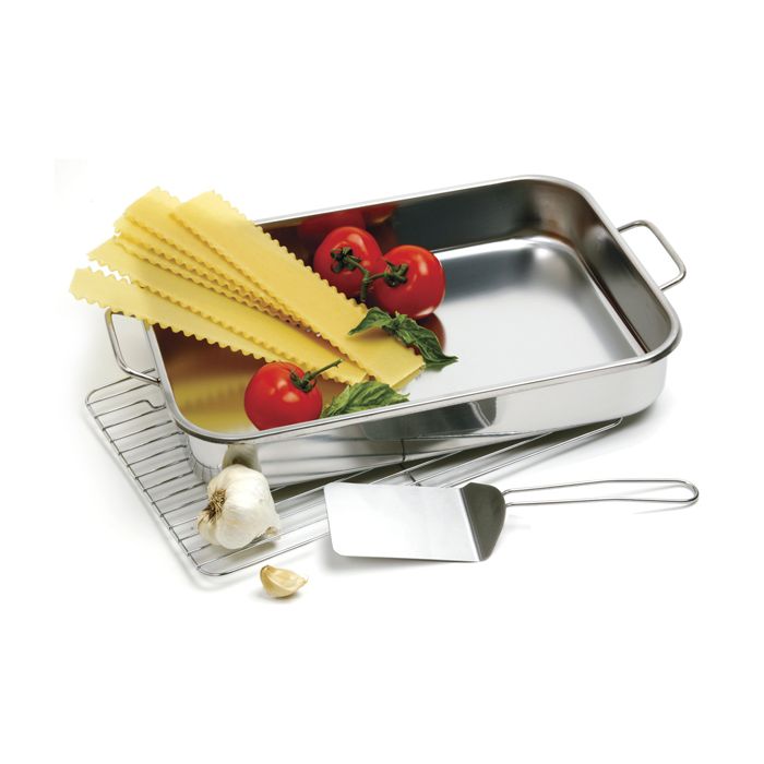 Norpro Stainless Steel Lasagna/Roast Pan Set