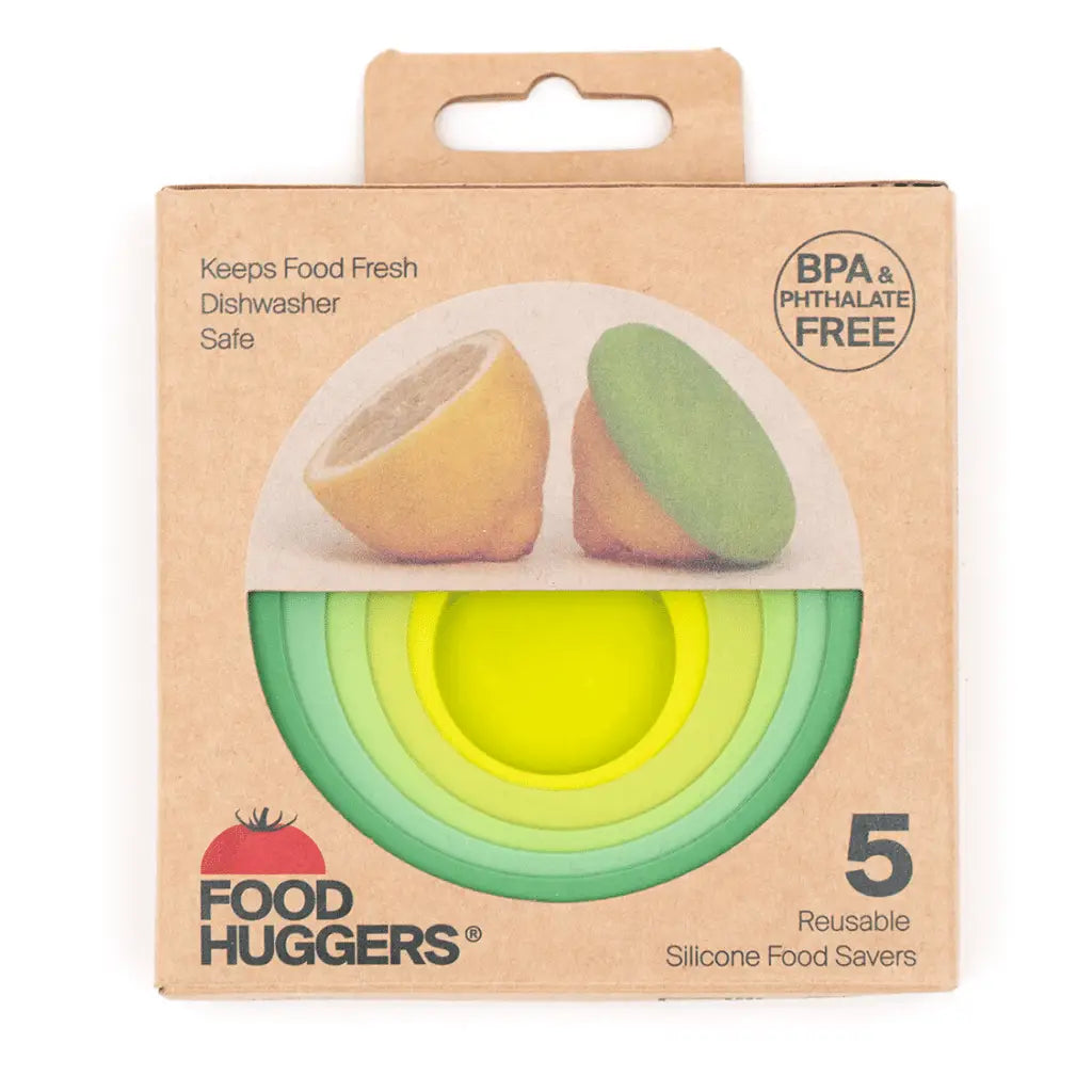 Food Huggers Reusable Silicone Food Savers – The Cook's Nook