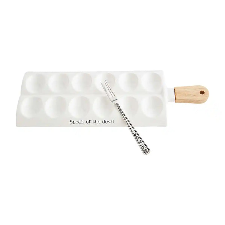 Deviled Egg Paddle Tray