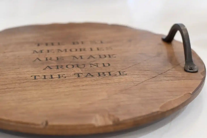 Memories Wood Lazy Susan