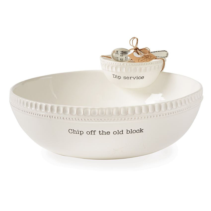 Mud Pie Chip N Dip - Chip Off The Old Block