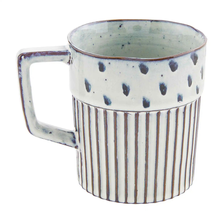 Blackish Blue Reactive Glaze Mug