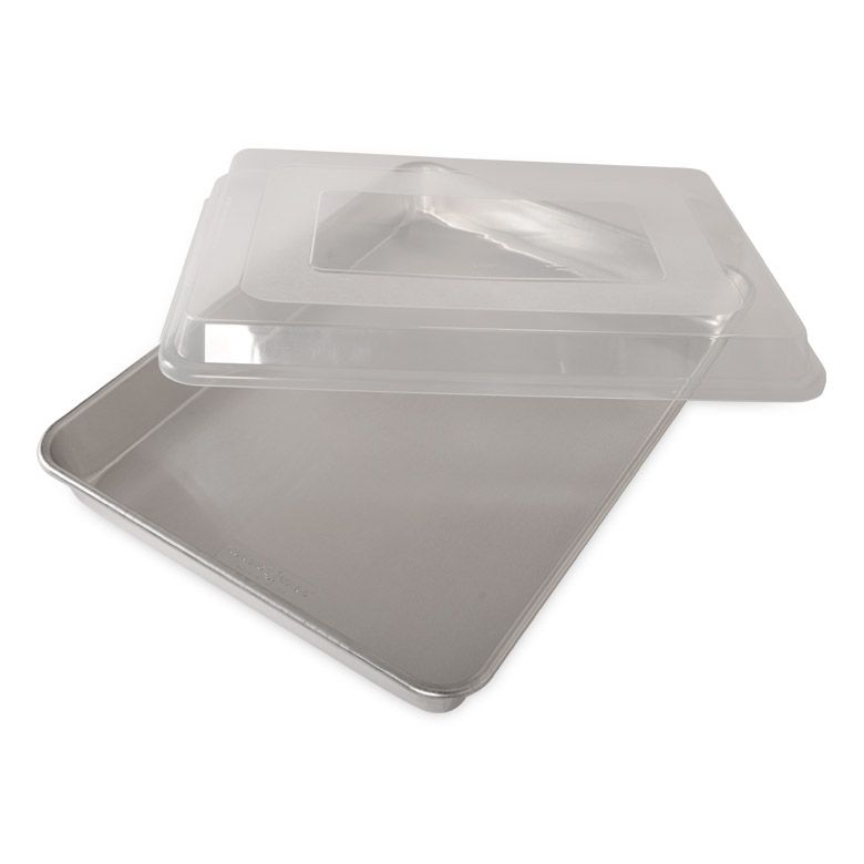Nordic Ware Natural Aluminum Baker's Half Sheet With Lid - Silver