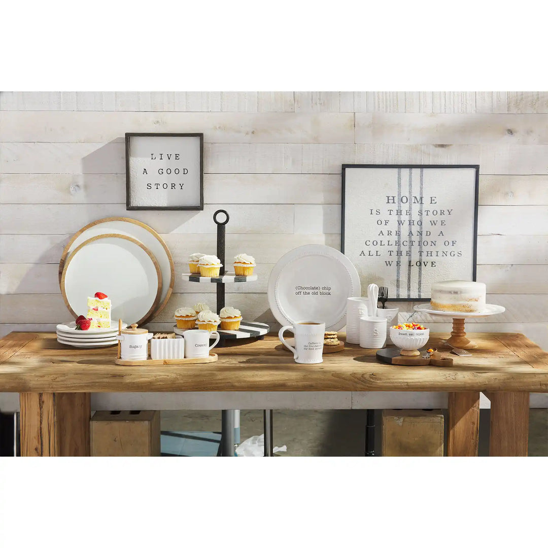 Mud Pie Ceramic Utensil Caddy