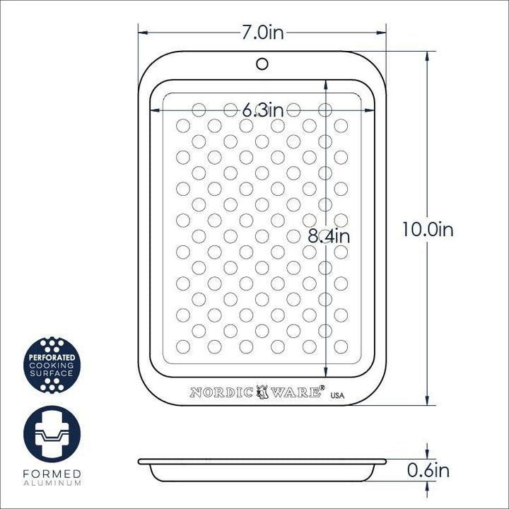 Nordicware Naturals Compact Ovenware Crisping Sheet