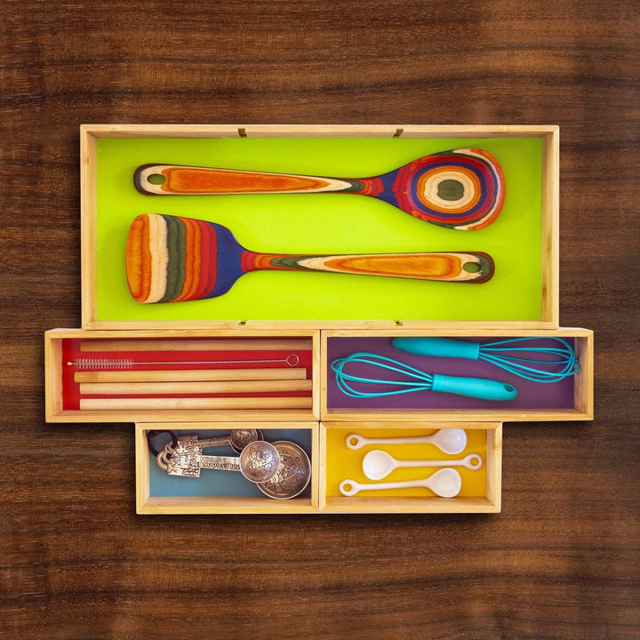 Totally Bamboo 5-Piece Nesting Organizer Set